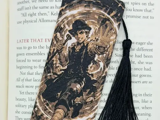 Wayne Time Bubble Art Bookmark - Mistborn Era 2