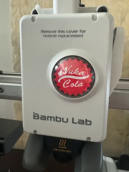Nuka Cola Bottle Cap A1 (mini) Extruder Indicator