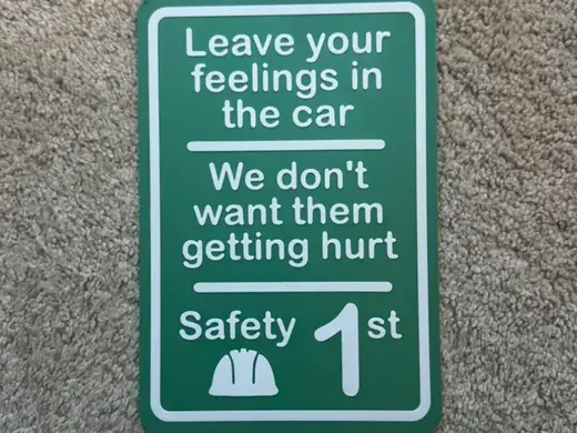 Safety 1st Sign - Felings