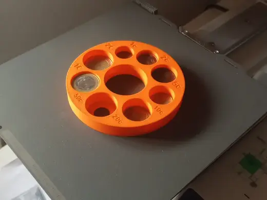 Organizador monedas (zona euro)