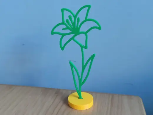 flower in a base