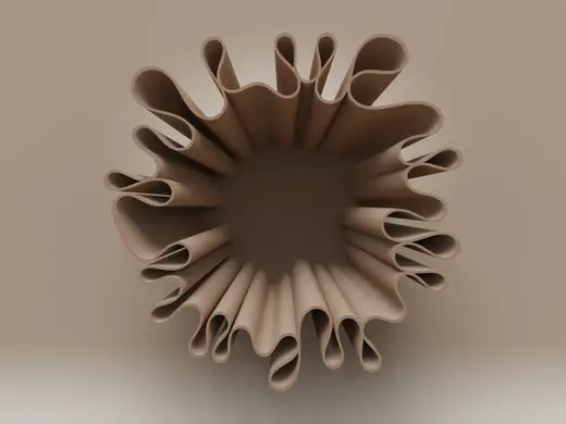 Wavy Bloom Vessel / Dish / Plate / Tray / Bowl
