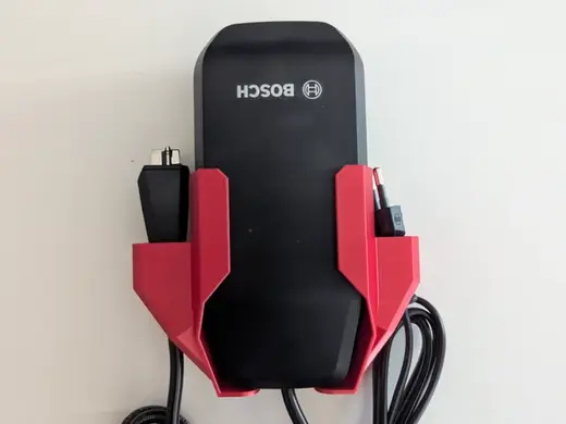Wall holder for Bosch ebike charger BPC3200