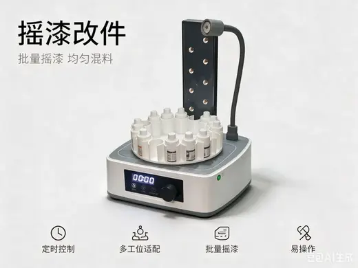 清洗固化机摇漆