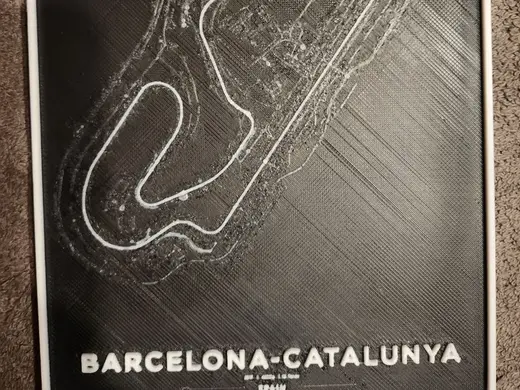 Barcelona Circuit F1 - HueForge