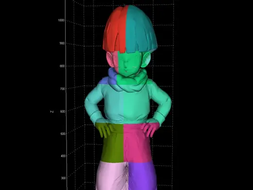 Life-Size Kid Gohan 3D Model