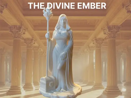 The Divine Ember - sexy priest sorceress - Fire