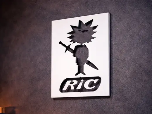 rick y morty -alias ric bic ,logo bic