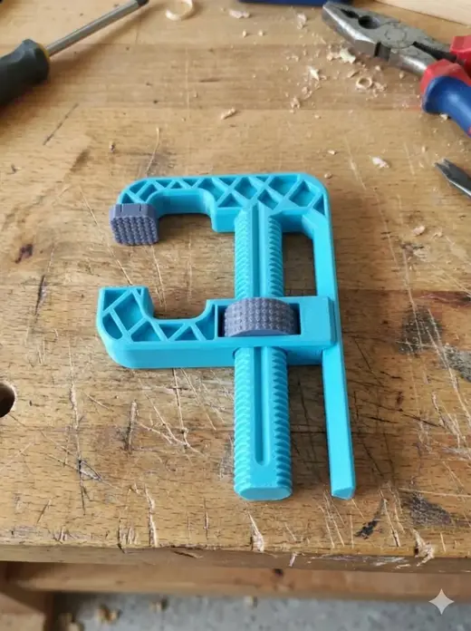 Heavy-Duty C-Clamp for Makers