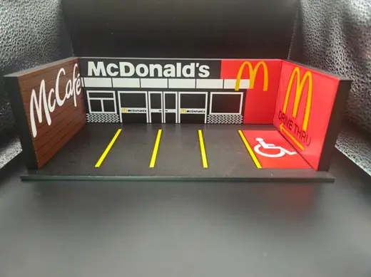 Garage diorama