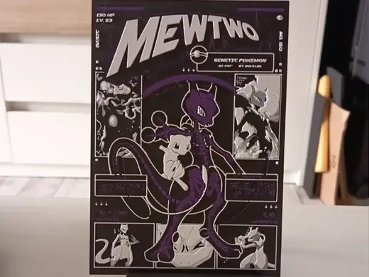 MewTwo Pokemon Hueforge
