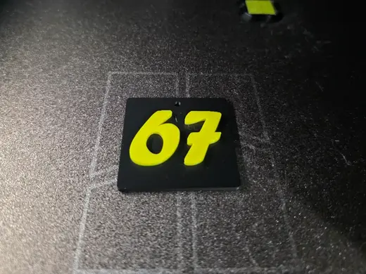 six seven key ring sei sette portachiavi 67
