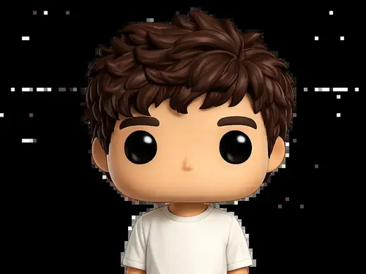Funko niño con chandal colegio