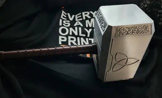 🗲 Full-Size Mjolnir 3-piece screw together (Thor's Hammer) 🗲