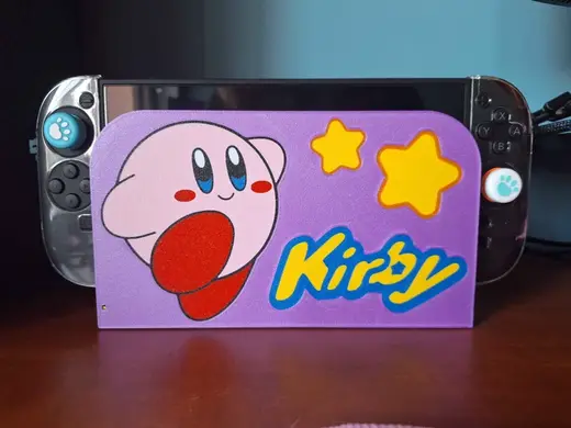 Switch2 cute Kirby dock cover
