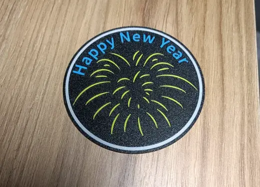 New Year Drinks Party Coaster