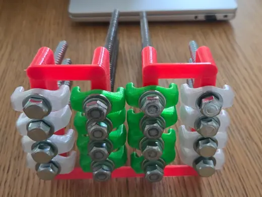 Parametric Organizer for Screwable Tent Pegs V2