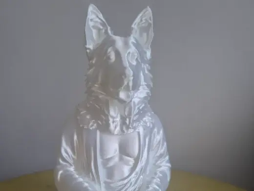 shepherd dog figurine 3d buddha