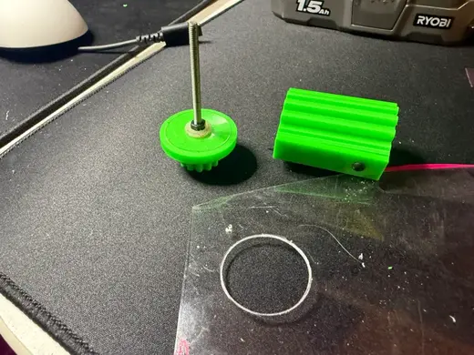 Slot Car Wheel Arc Cutter 26mm