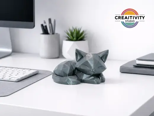 Low Polygon Katze "Soma" - Free Commercial Use