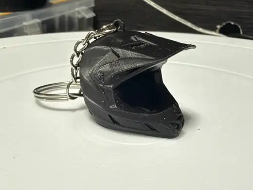 Motocross Helmet Keychain