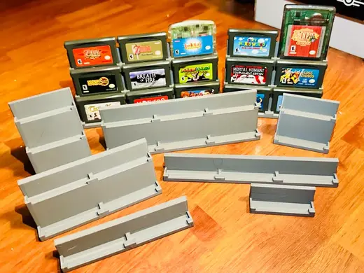 Game Boy Advance Multiple Cart Display Stands