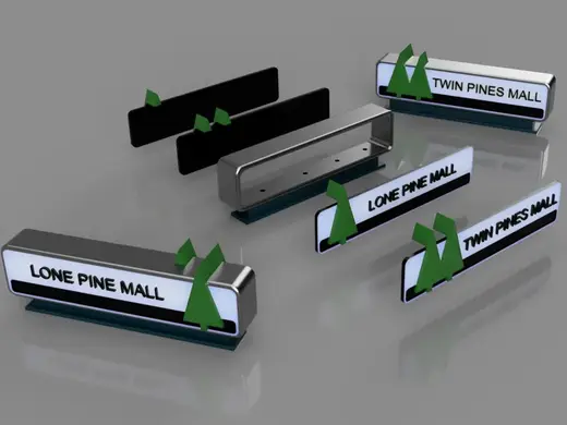 Karlz New Twin Or Lone Pine Mall Sign