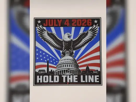 Independence Day - Hold the Line hueforge Panel