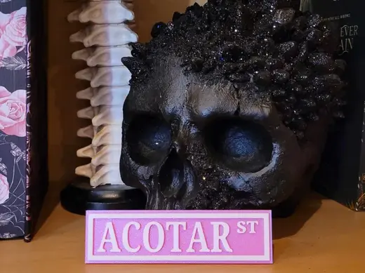 Bookshelf Sign - ACOTAR (Multi. Options)