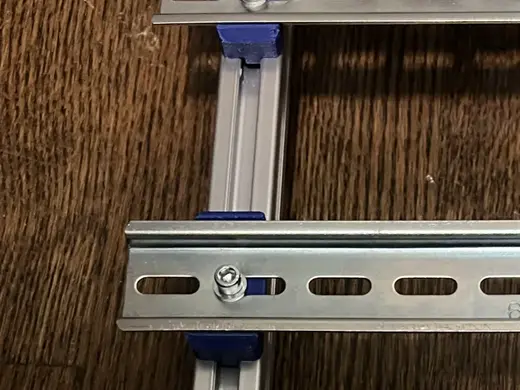 2020 Aluminum to DIN Rail Alignment Cradle
