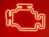 check engine led "neon" garage sign