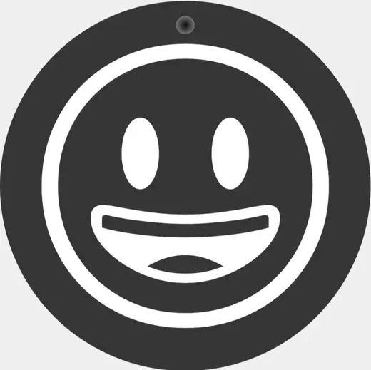 Happy face keychain
