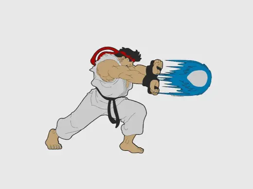 Ryu Street fighter - Keychain