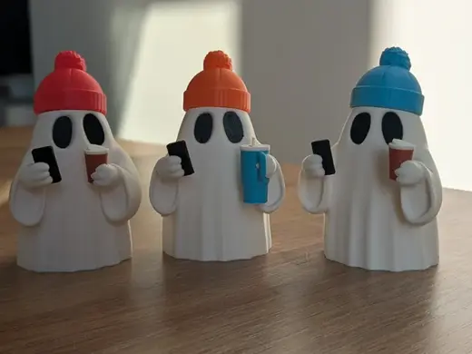 Cute Halloween Hipster Ghosts