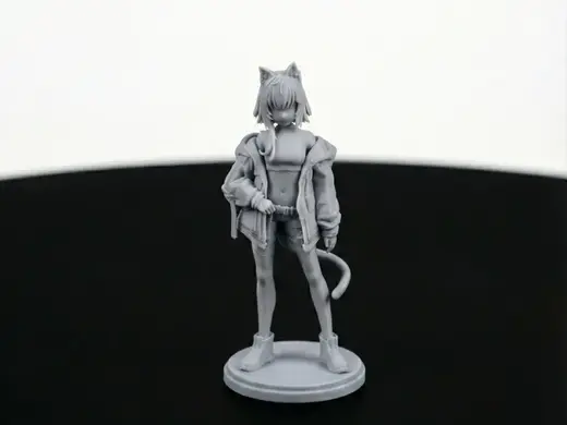MIKAN Street Style Cat Girl Figure