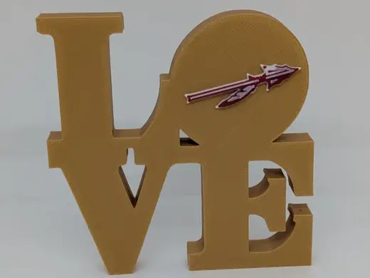 Florida State Seminoles Love Park Sign