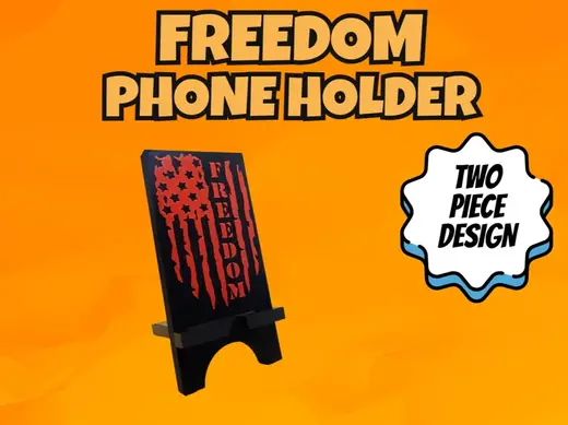 Freedom Phone Holder – American Flag Design
