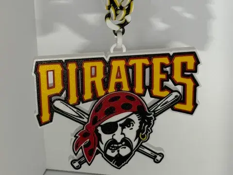 Pittsburgh Pirates hype chain pendant