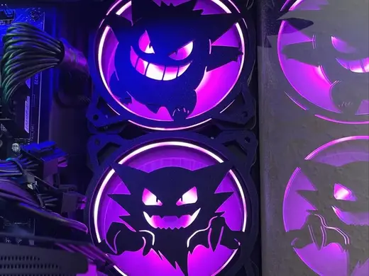 Lüftergitter 120mm Gengar, Alpollo, Nebulak