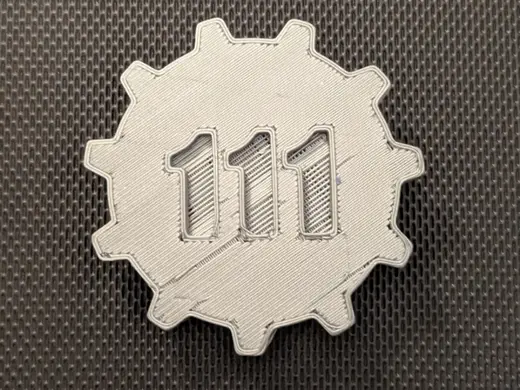 Vault 111 Gear Belt Buckle