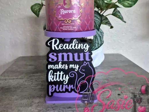 Kiity Purr Candle Holder - Smut