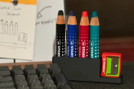 Stabilo Woody MARKDry compact magnetic stand