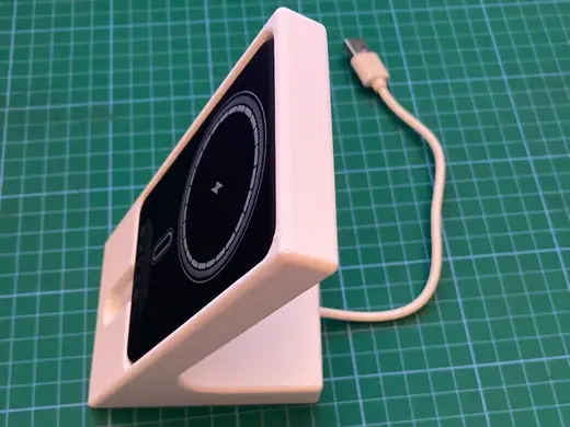 Magnetic power bank iPhone holder