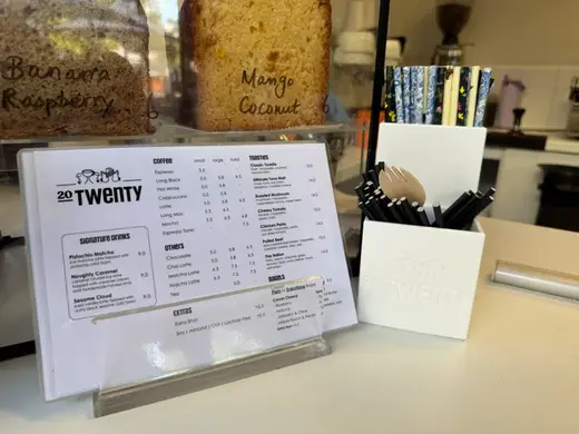 Dual-Size Straw Holder for Cafes & Bars