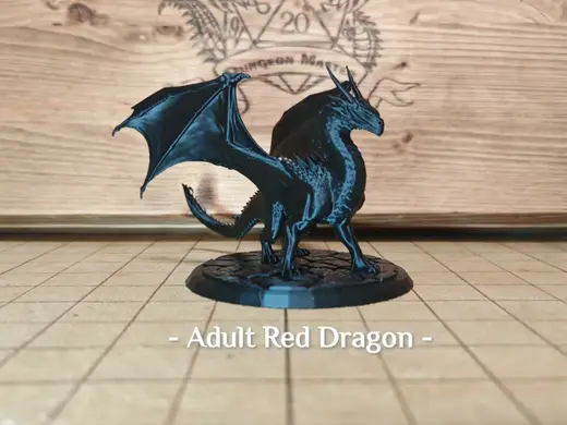 DnD Adult Red Dragon - D&D Monster Manual - Day 83
