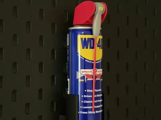 Ikea skadis WD40 holder