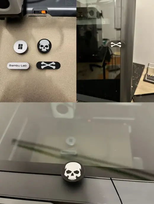 Bambu X1 P1s Door Handle Bones