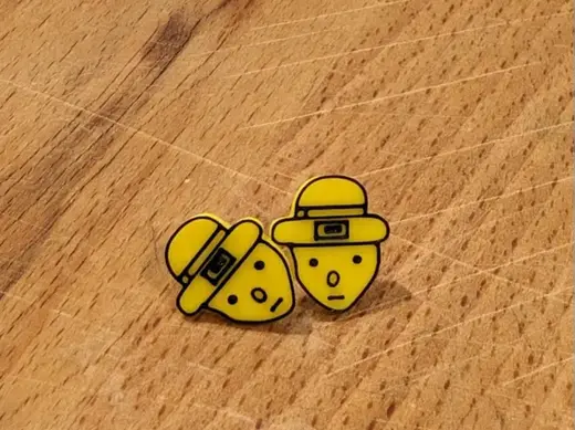 Amateur Sketch Crichton Leprechaun Earrings