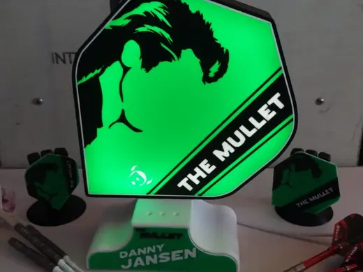 Danny Jansen Mullet Modular Beleuchteter Dartstand