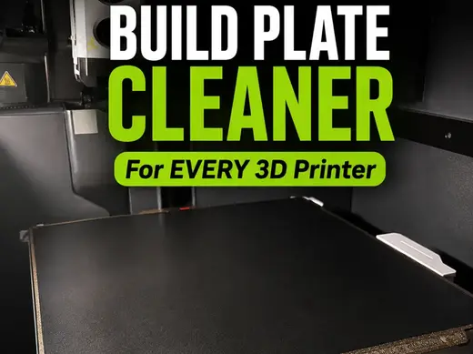 Build plate cleaner for every printer